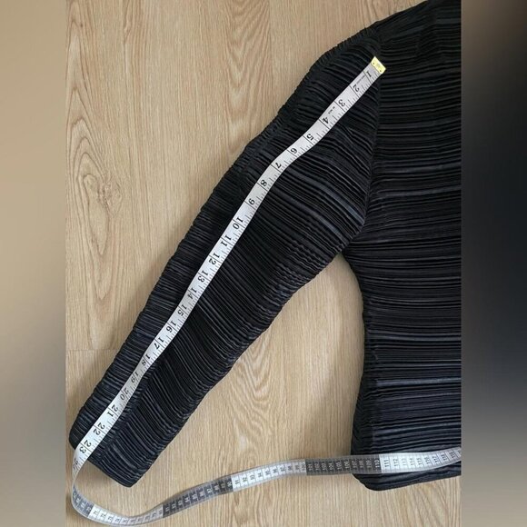 Dark Academia Jacket Vintage Pleated Blazer Quiet Luxury - Picture 13 of 13